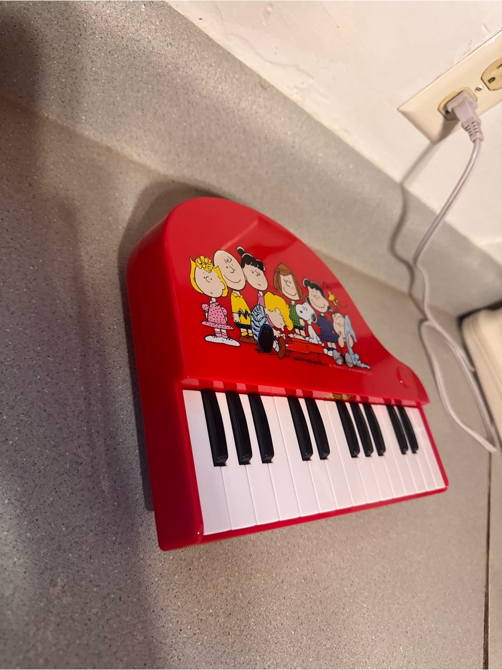 Peanuts snoopy Kids Mini piano Character Graphics - Picture 2 of 5